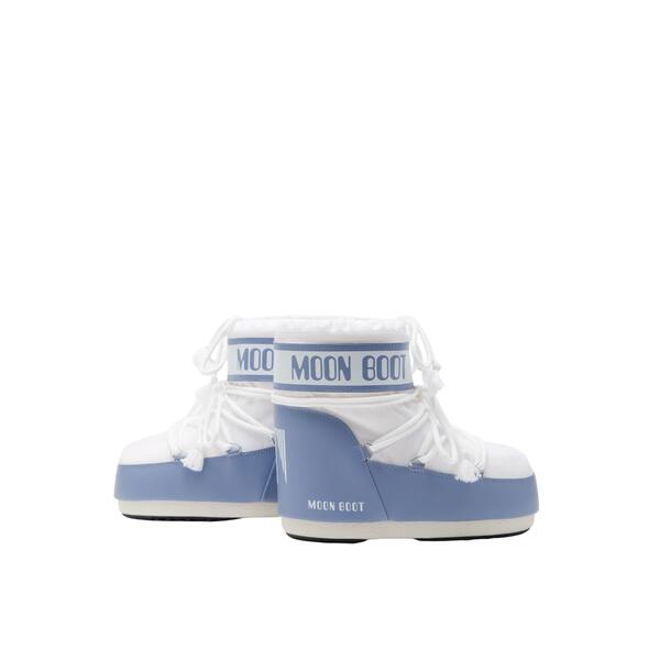 Γυναικείες Μπότες Moon Boot Mb Icon Low Nylon Grey White 80D1409340-HA06
