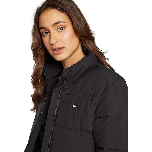 Γυναικείο Μπουφάν Tommy Jeans Maxi Essential Puffer Black DW0DW19918-BDS