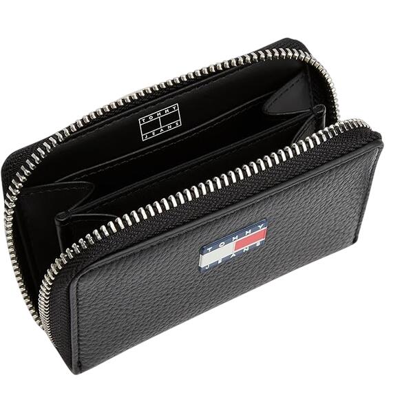 Γυναικείο Πορτοφόλι Tommy Jeans Must Med Za Black AW0AW17584-BDS