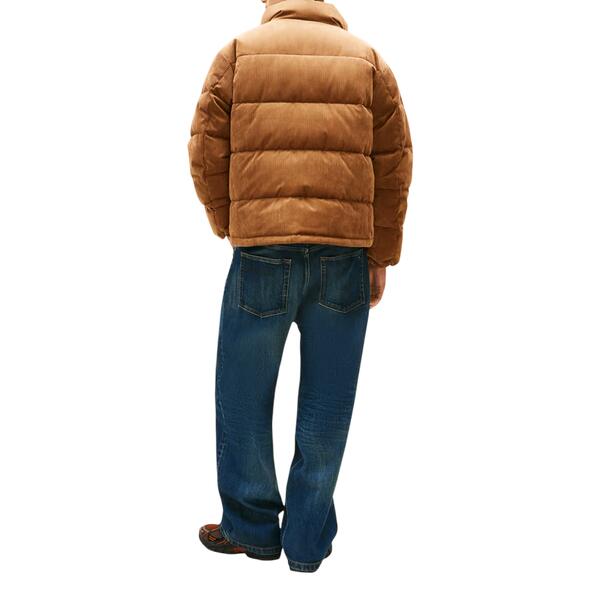 Ανδρικό Μπουφάν Tommy Jeans Tjm Vail Cord Puffer Ext Pecan Nut DM0DM22031-GVP