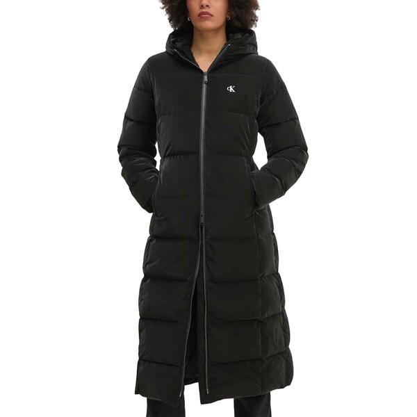 Γυναικείο Μπουφάν Calvin Klein Soft Touch Long Fitted Puffer Ck Black J20J224106-BEH