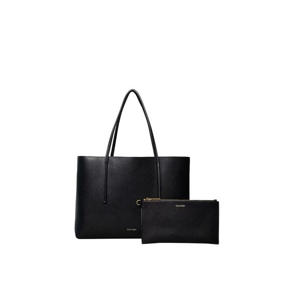 Γυναικεία Τσάντα Ώμου Calvin Klein Foil Logo Small Tote Fudge Espresso LV04F3275G-33A