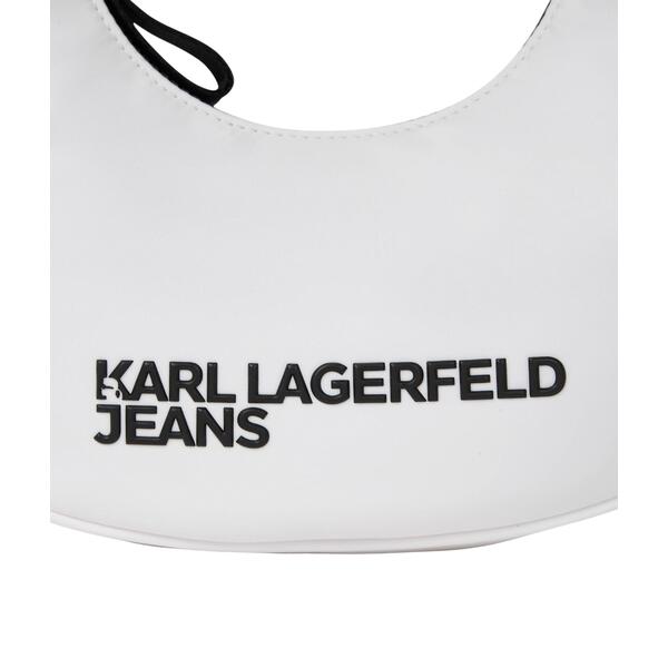 Γυναικεία Τσάντα Karl Lagerfeld Jeans Essential Nylon Moon Bag White A1W30231-100
