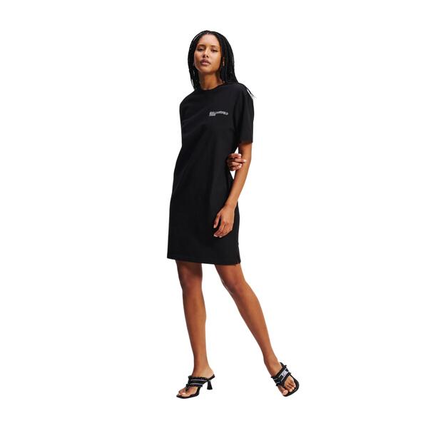 Γυναικείο Φόρεμα Karl Lagerfeld Logo Tee Black A2W13036-999