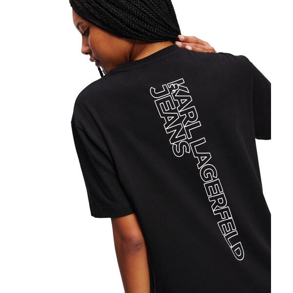 Γυναικείο Φόρεμα Karl Lagerfeld Logo Tee Black A2W13036-999