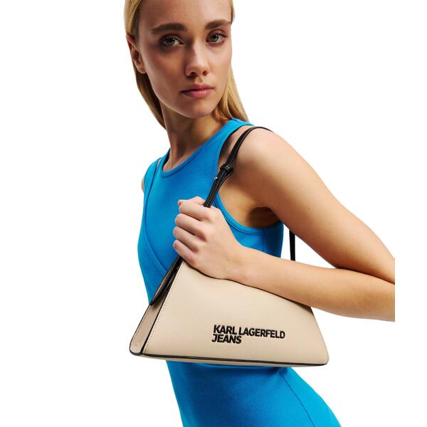 Γυναικεία Τσάντα Ώμου Karl Lagerfeld Jeans Essential Logo Shb Matte Wood Ash A2W30143-1ON