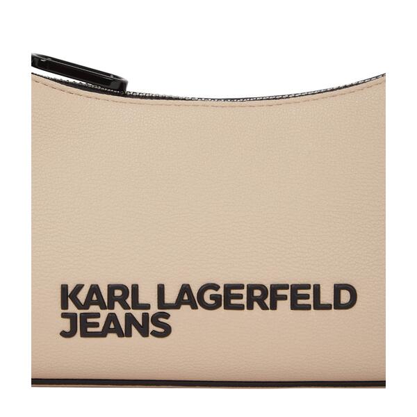 Γυναικεία Τσάντα Ώμου Karl Lagerfeld Jeans Essential Logo Shb Matte Wood Ash A2W30143-1ON
