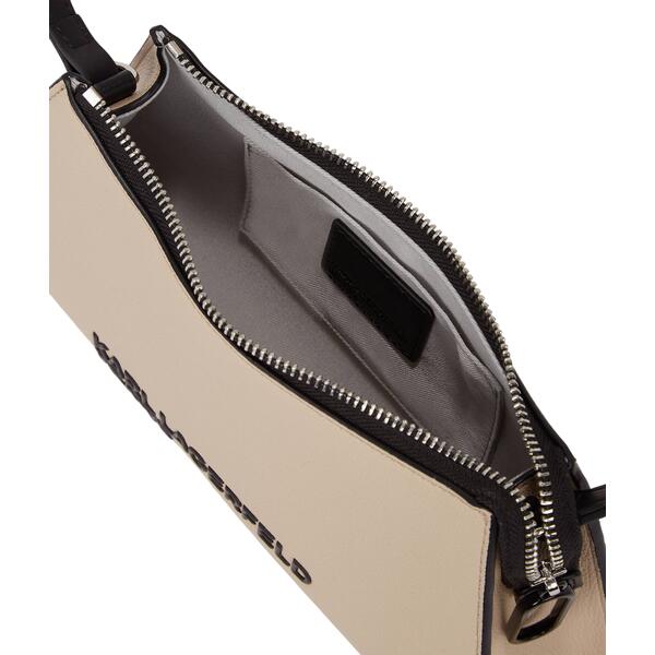 Γυναικεία Τσάντα Ώμου Karl Lagerfeld Jeans Essential Logo Shb Matte Wood Ash A2W30143-1ON