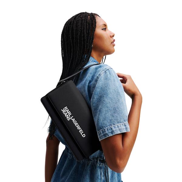 Γυναικεία Τσάντα Karl Lagerfeld Jeans Essential Logo Pu Cb Black A2W30250-999