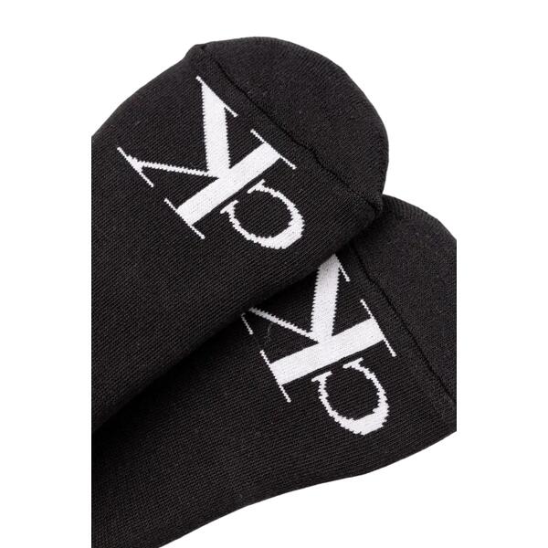 Ανδρικές Κάλτσες Calvin Klein Footie High Cut 2p Monogram Black 701228809-001