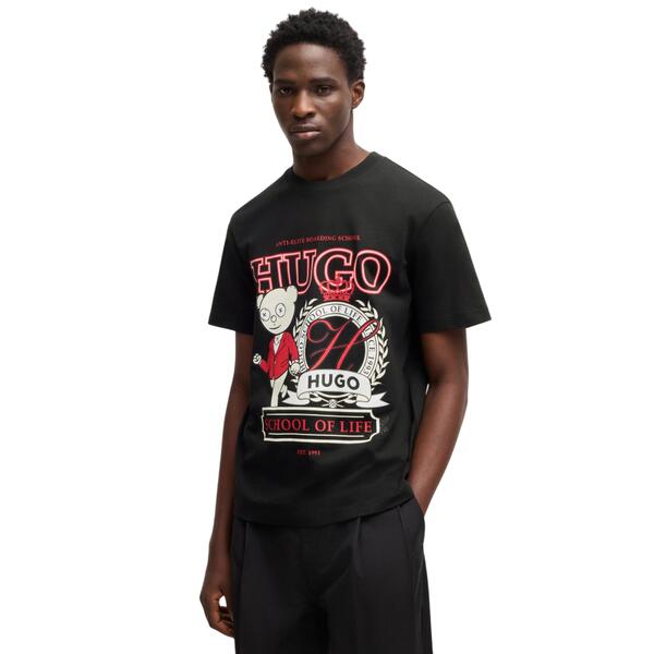 Ανδρικό T-shirt Hugo Daporoni Black 50538254-001