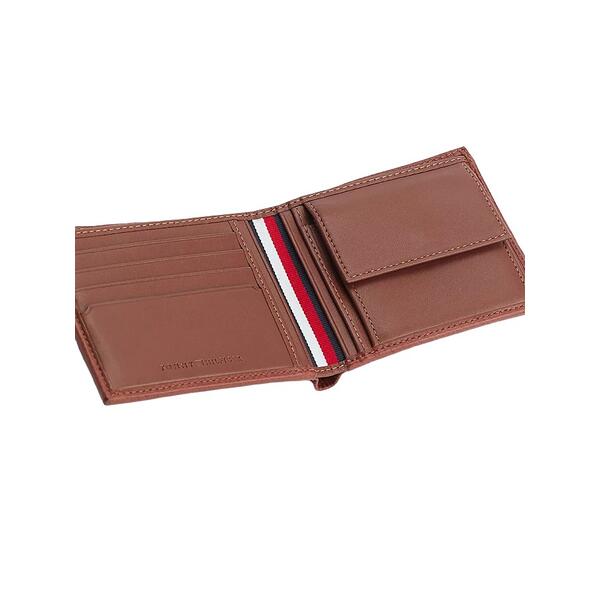 Ανδρικό Πορτοφόλι Tommy Hilfiger Premium Leather Cc And Coin Tan AM0AM10238-0HD