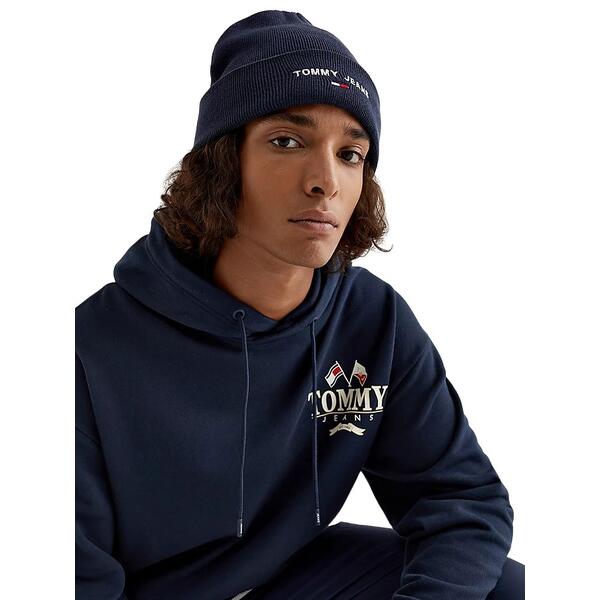 Ανδρικό Σκουφάκι Tommy Jeans Tjm Sport Beanie Twilight Navy AM0AM10395-C87