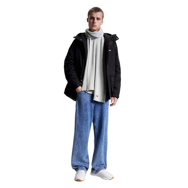 Ανδρικό Κασκόλ Tommy Jeans Tjm Flag Scarf Grey Heather AM0AM11702-0IM