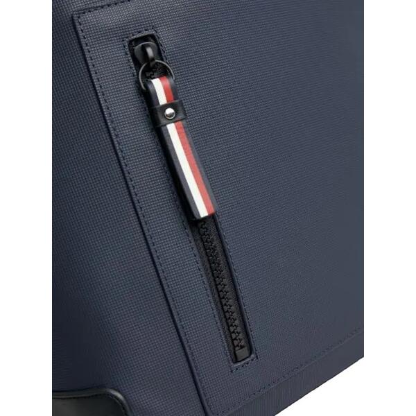 Ανδρικό Backpack Tommy Hilfiger Th Pique Space Blue AM0AM11782-DW6