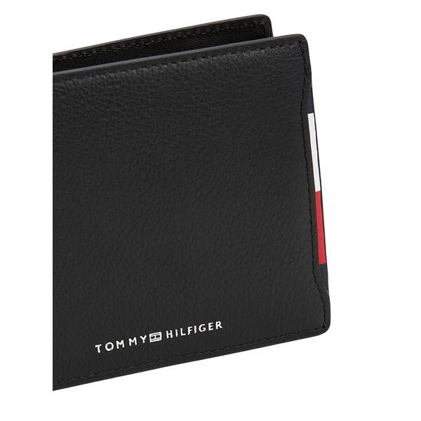 Ανδρικό Πορτοφόλι Tommy Hilfiger AM0AM13515 Th Central Cc Flap And Coin Black AM0AM13515-BDS