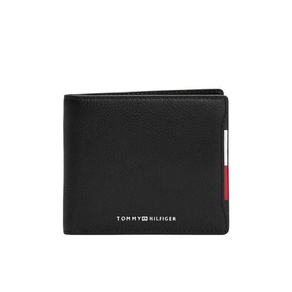 Ανδρικό Πορτοφόλι Tommy Hilfiger AM0AM13515 Th Central Cc Flap And Coin Black AM0AM13515-BDS