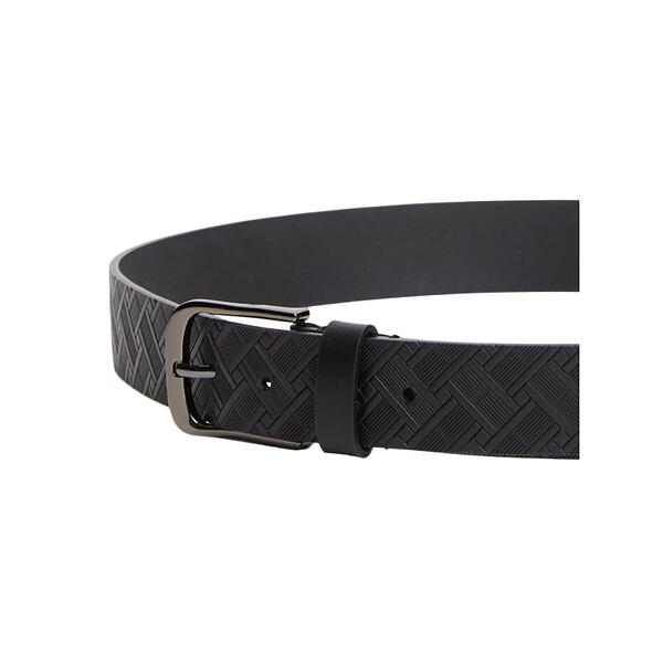 Ανδρική Ζώνη Tommy Hilfiger Th Flag Monogram 3.5 Black AM0AM14561-BDS
