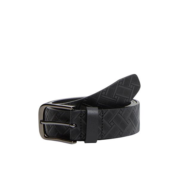 Ανδρική Ζώνη Tommy Hilfiger Th Flag Monogram 3.5 Black AM0AM14561-BDS