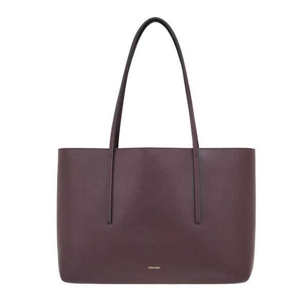 Γυναικεία Τσάντα Ώμου Calvin Klein Foil Logo Small Tote Fudge Espresso LV04F3275G-33A