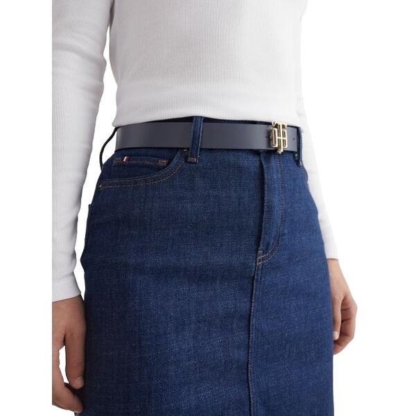 Γυναικεία Ζώνη Tommy Hilfiger Th Logo Rev 3.0 Desert Sky Royal Berry AW0AW12140-DW5