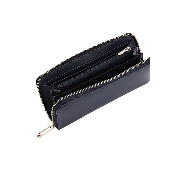 Γυναικείο Πορτοφόλι Tommy Hilfiger Iconic Tommy Large Za Space Blue AW0AW13660-DW6