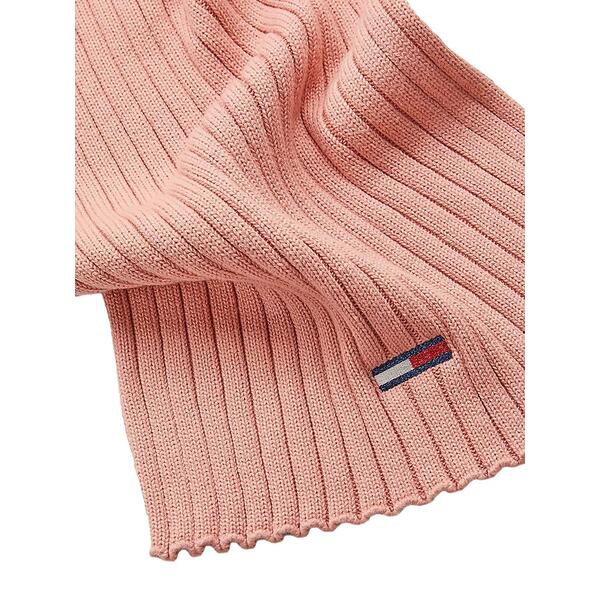 Γυναικείο Κασκόλ Tommy Jeans Tjw Flag Scarf Powdered Coral AW0AW13667-TKH