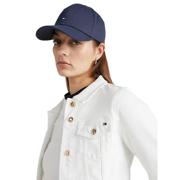 Γυναικείο Καπέλο Tommy Hilfiger Essential Flag Cap Space Blue AW0AW14542-DW6