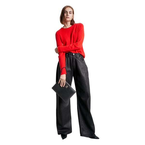 Γυναικεία Τσάντα Χειρός Tommy Hilfiger Th Evening Clutch Black AW0AW15231-BDS