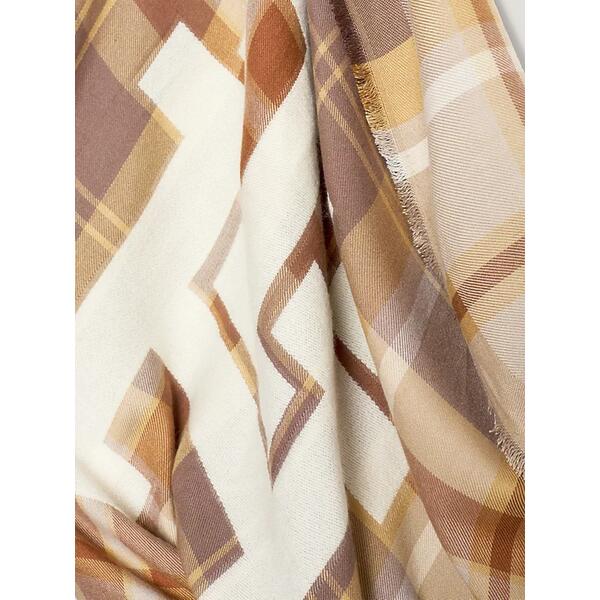 Γυναικείο Κασκόλ Tommy Hilfiger  Tommy Check Large Square CLassic Khaki AW0AW15330-RBL