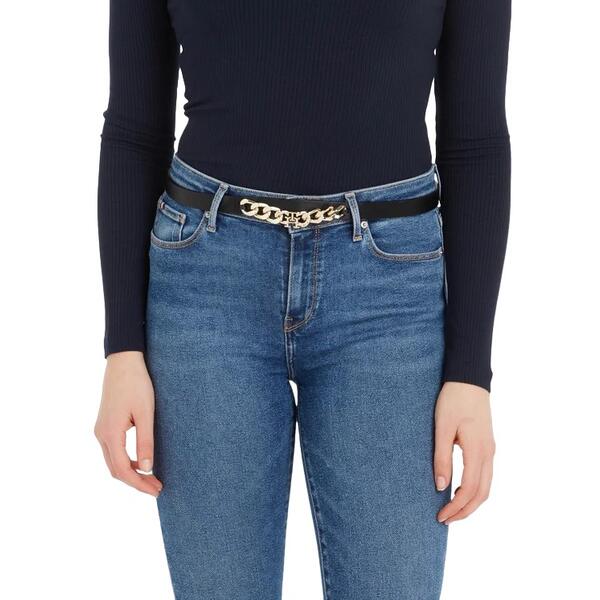 Γυναικεία Ζώνη Tommy Hilfiger Th Chic Chain Waist 2.0 Black AW0AW15386-BDS