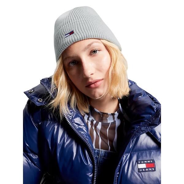 Γυναικείο Σκουφάκι Tommy Jeans Tjw Flag Beanie Silver Grey AW0AW15474-P03