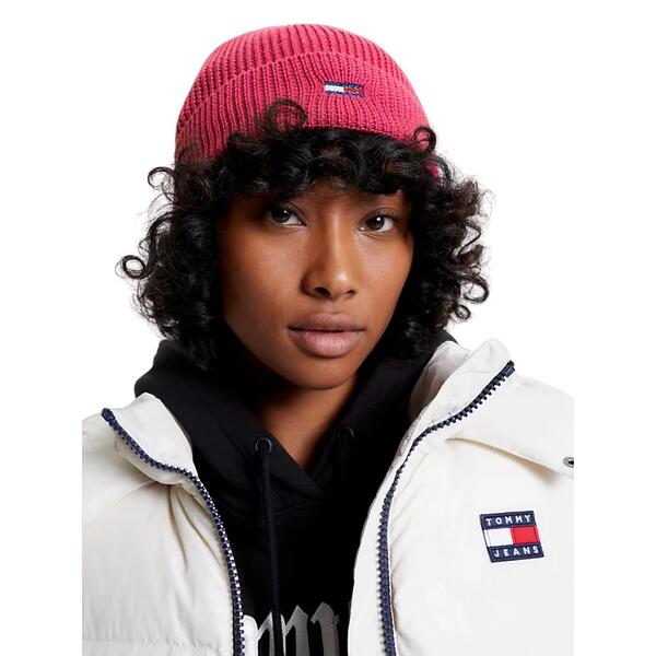 Γυναικείο Σκουφάκι Tommy Jeans Tjw Flag Beanie Gypsy Rose AW0AW15474-TSA