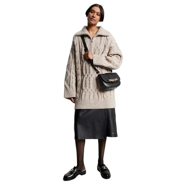 Γυναικεία Τσάντα Χιαστί Tommy Hilfiger Th Luxe Crossover Black AW0AW15604-BDS