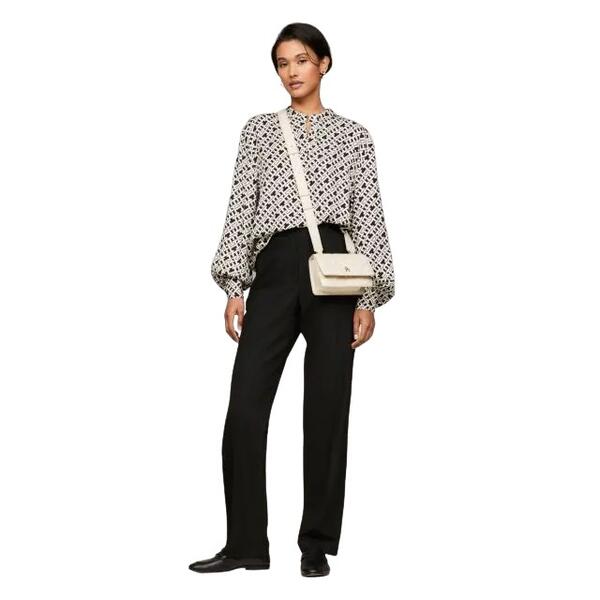 Γυναικεία Τσάντα Χιαστί Tommy Hilfiger Th Refined Crossover Mono Smooth Taupe AW0AW15727-PKB