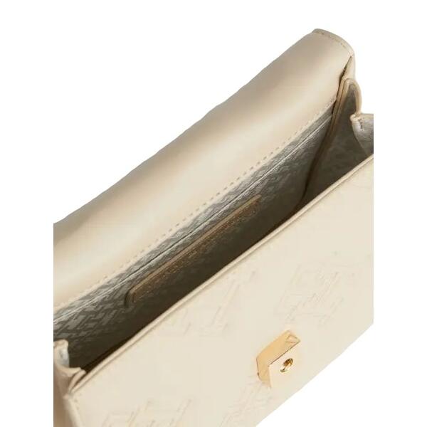 Γυναικεία Τσάντα Χιαστί Tommy Hilfiger Th Refined Crossover Mono Smooth Taupe AW0AW15727-PKB