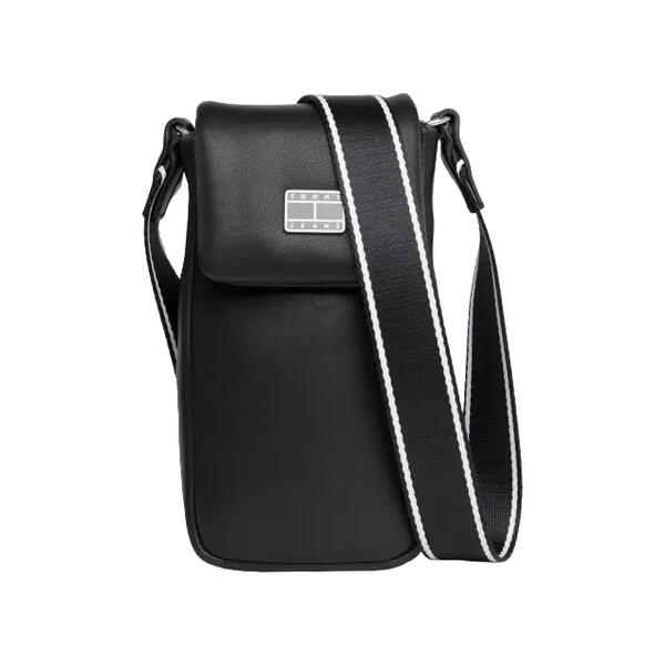 Γυναικείο Τσαντάκι Θήκη Κινητου Tommy Jeans Tjw Ess City Girl Phone Pouch Black AW0AW15834-BDS