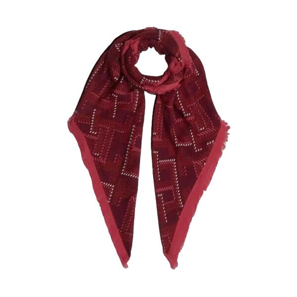 Γυναικείο Φουλάρι Tommy Hilfiger Monogram Square Heritage Pink AW0AW16648-XI0