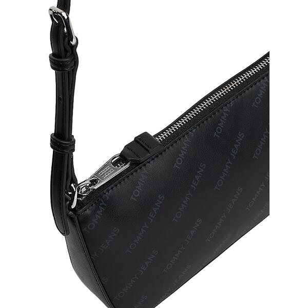 Γυναικεία Τσάντα Χειρός Tommy Hilfiger Ess Must Print Black Allover AW0AW16807-0GJ