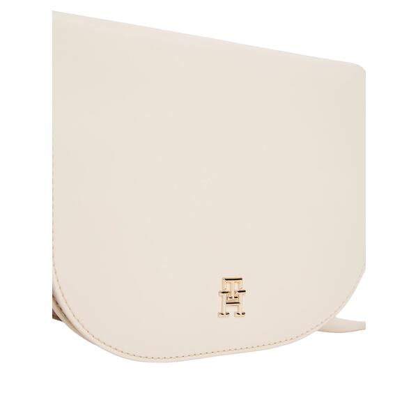 Γυναικεία Τσάντα Χιαστί Tommy Hilfiger Logotape Saddle Sugarcane AW0AW17184-AA8