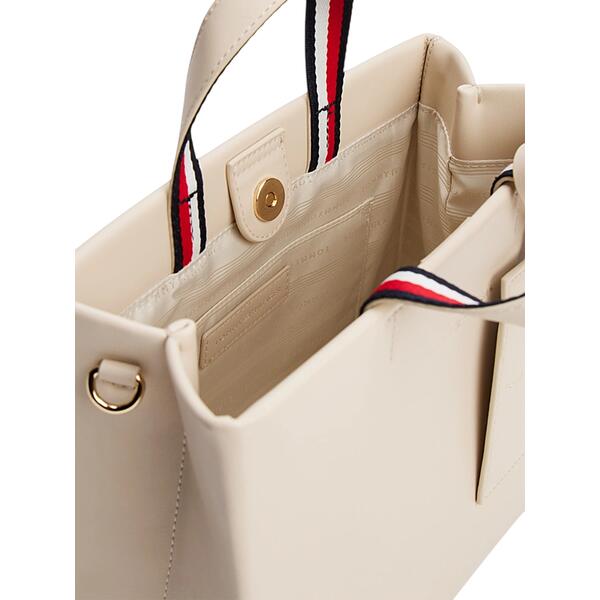Γυναικεία Τσάντα Tommy Hilfiger Established Med Shopper Classic Beige AW0AW17508-ACI
