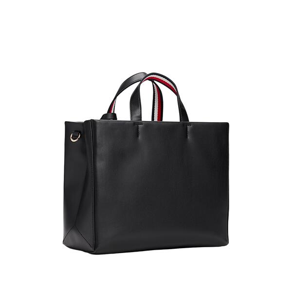Γυναικεία Χιαστί Τσάντα Tommy Hilfiger Established Med Shopper Black AW0AW17508-BDS