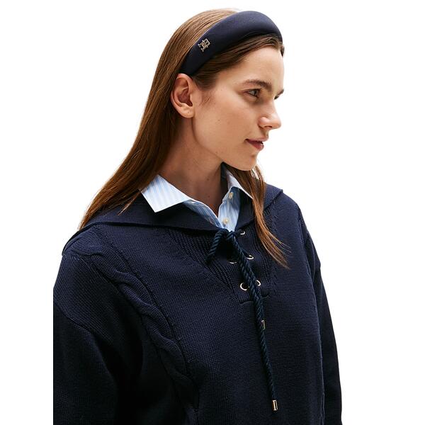 Γυναικεία Κορδέλα Tommy Hilfiger Elevated Chic Headband Space Blue AW0AW17821-DW6