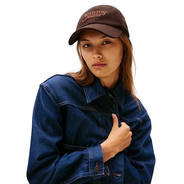 Γυναικείο Καπέλο Tommy Jeans Script Cap Rich Brown AW0AW17908-GS7