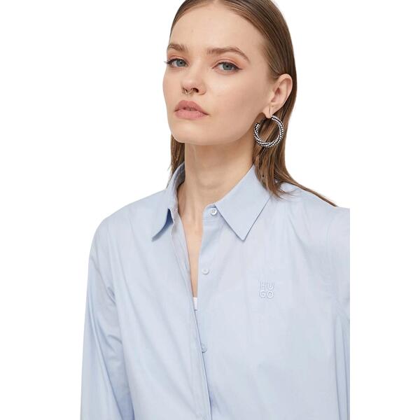 Γυναικείο Πουκάμισο Hugo The Essential Light Pastel Blue 50496339-452