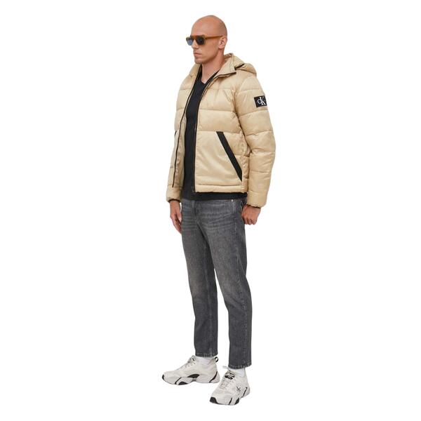 Ανδρικό Μπουφάν Calvin Klein Trim Lw Padded Jacket Travertine J30J323465-PF2
