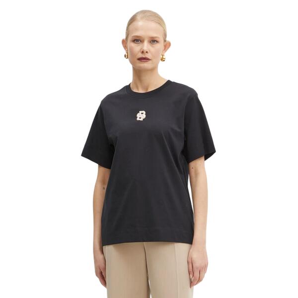 Γυναικείο T-shirt Boss Elpha Placed1 Black 50526205-001