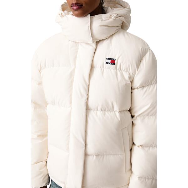 Γυναικείο Μπουφάν Tommy Jeans Tjw Alaska Puffer Ext Off White DW0DW18610-YBH