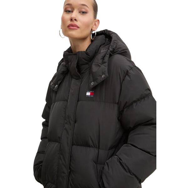 Γυναικείο Μπουφάν Tommy Jeans Alaska Long Puffer Ext Black DW0DW18860-BDS