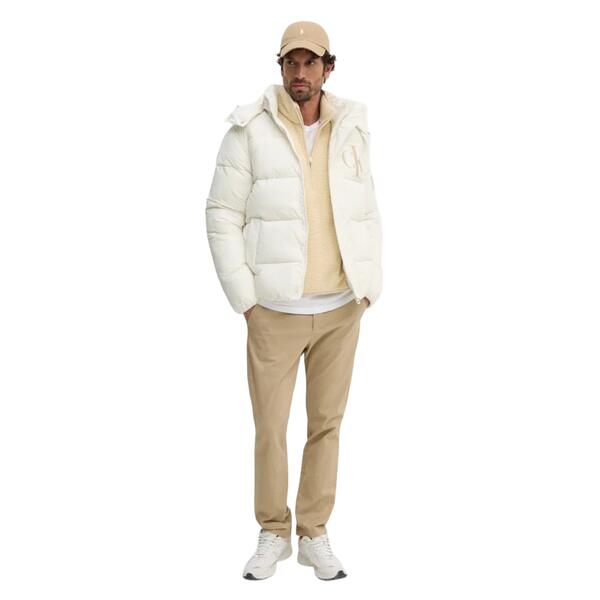 Αντρικό Μπουφάν Calvin Klein Essentials Non Down Jacket Ivory J30J326104-YBI